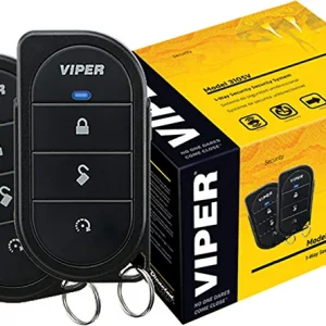 Viper 350 PLUS 3105V 1-Way Car Alarm Keyless Entry,BLACK