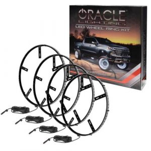 Oracle Lighting 4228-001 White LED Illuminated Wheel Rings, Double LED
